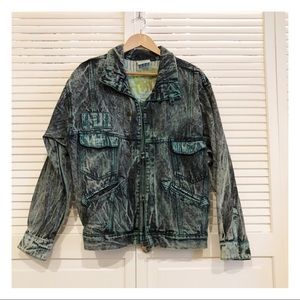 Vintage Distressed 80s Jean Jacket
